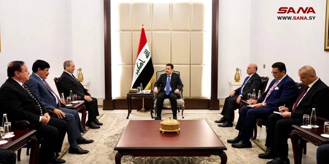 Irak Başbakanı, Mikdad İle Suriye-Irak İlişkilerini Güçlendirme Yollarını Görüştü