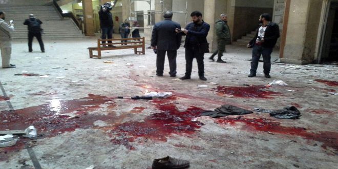 اتحاد المحامين العرب يدين التفجير الإرهابي الانتحاري الذي استهدف مبنى القصر العدلي القديم بدمشق – S A N A