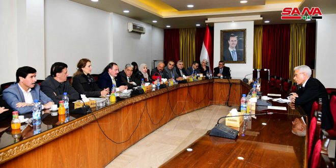 مباحثات سورية جزائرية في مجلس الشعب