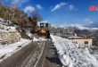 مواصلة فتح الطرقات المغلقة بسبب الثلوج في طرطوس
