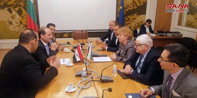 مباحثات سورية بلغارية لتطوير التعاون والعلاقات الثنائية