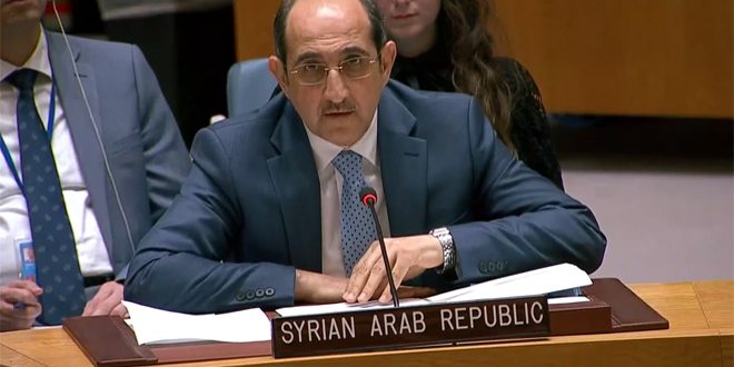 السفير صباغ: مواصلة تسييس (ملف الكيميائي) في سورية تؤكد الانتقائية وازدواجية المعايير