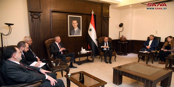 سورية وبيلاروس تبحثان تعزيز التعاون الخدمي والإنساني والبيئي