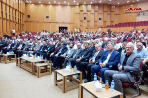 انطلاق فعاليات المؤتمر الدولي للطاقات المتجددة بكلية الهندسة الميكانيكية والكهربائية في جامعة دمشق