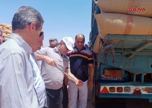 صيوح يطلع على عمليات تسويق القمح في مراكز الاستلام بالقامشلي – S A N A