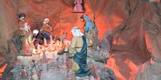 On occasion of Christmas … largest Christmas cave opened in Syria, Hama countryside – Syrian Arab News Agency