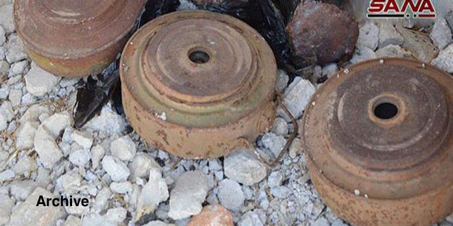 A child martyred, two others injured in landmine blast left behind by terrorists in Deir Ezzor