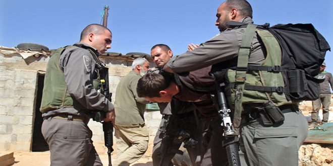 Israeli forces arrest ten Palestinians south of Hebron
