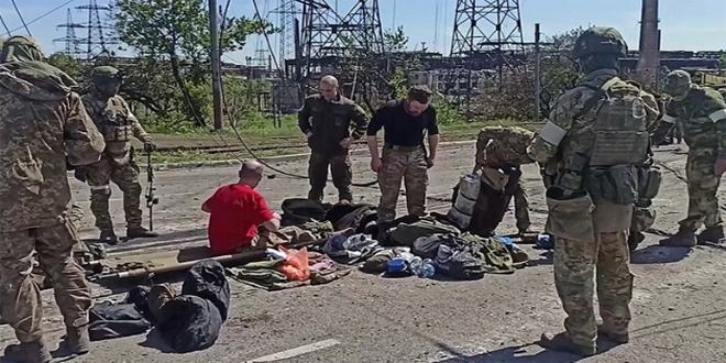 Russian MoD: 771 personnel of Azov battalion surrender at Azovstal plant   