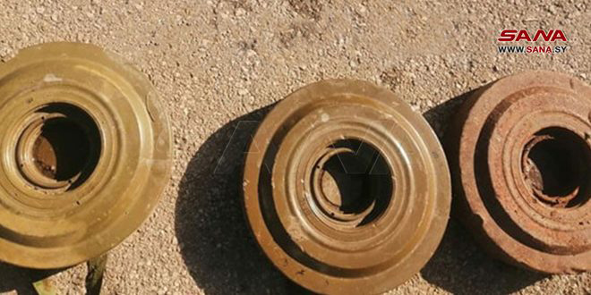 Two children injured in a landmine blast in Deir Ezzor