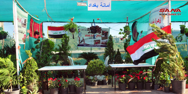 With various types of flowers, ornamental plants, Iraq participates in Int’l Flower Fair, Damascus
