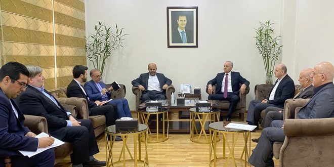 Syrian-Iranian talks to boost mutual relations in transportation sector