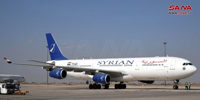 Syria Airlines resume flights to Baghdad on February 2nd  