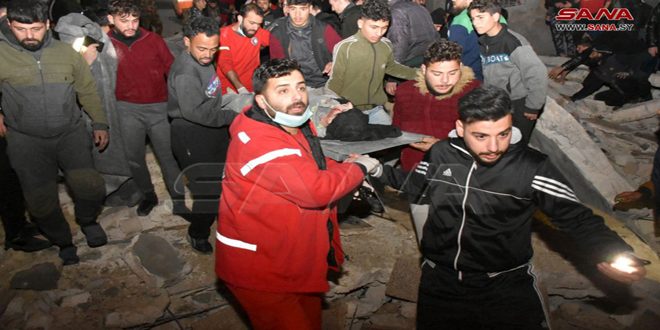 17 deaths and 23 injuries due to the earthquake in Hama