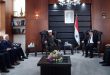 Social Affairs Minister, Palestinian Endowments Minister discuss means to support quake victims