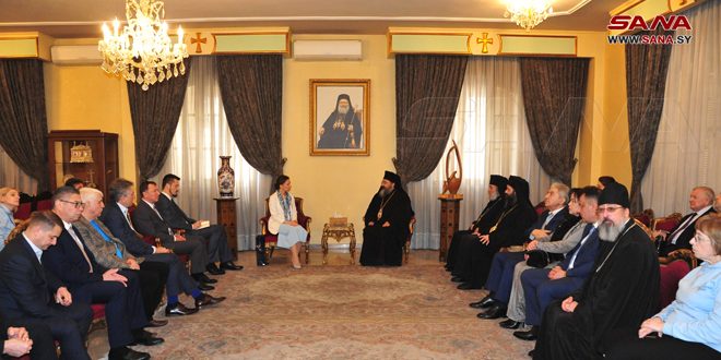 Russian parliamentary delegation visits the Greek Orthodox Patriarchate in Maaloula