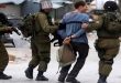 Occupation forces arrest six Palestinians in the West Bank