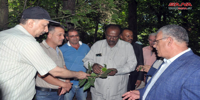 Minister of Agriculture, Sudanese counterpart inspect agricultural projects in Homs