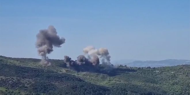 Israeli enemy continues its attacks on southern Lebanon