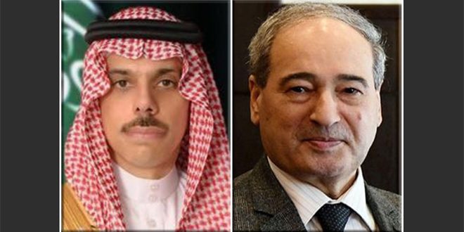 Mikdad receives congratulations from Prince bin Farhan on assuming his new post