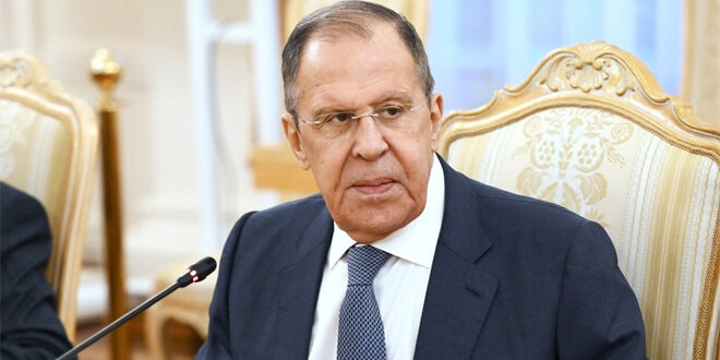 Lavrov warns U.S. over supplying weapons to Ukrainian regime