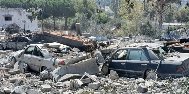 “Israel” continues its barbaric aggression against towns and villages in southern Lebanon