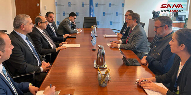 Sabbagh discusses with UNDP Executive Administrator ways of joint cooperation