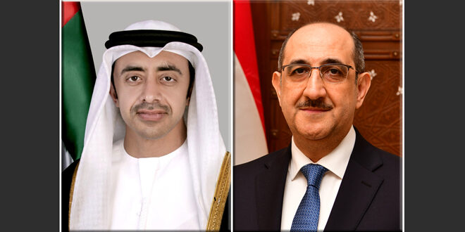 Syrian, UAE FMs discuss the situation in the region