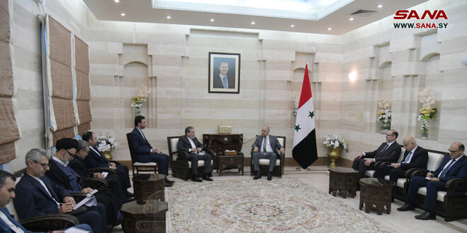 Syria, Iran discuss coordination to provide aid to displaced Lebanese