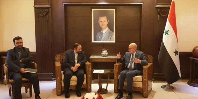 Syria, Iran discuss coordination means to help arrivals from Lebanon