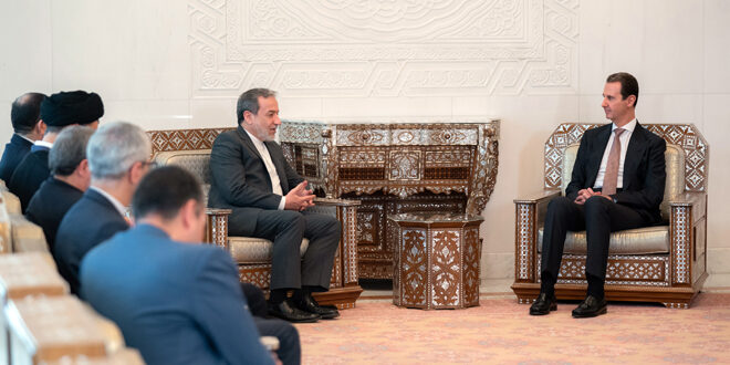 President al-Assad receives Araqchi: Resistance against all forms of occupation, aggression is legitimate right