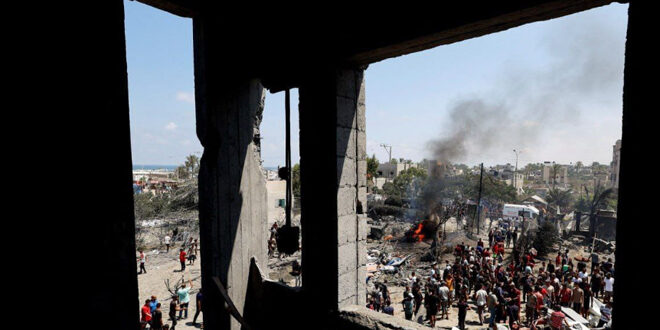 Dozens of Palestinians injured in ongoing occupation bombing several areas, Gaza Strip