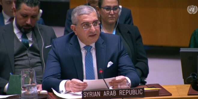 Ambassador Al-Dahhak: Security Council failure to fulfill its responsibilities encourages Israeli occupation to continue its attacks regional states