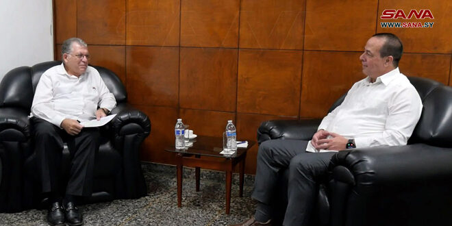 Syrian-Cuban talks to enhance bilateral cooperation in health field