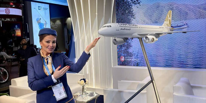 Cham Wings Airlines participates at Qatar International Exhibition for Travel and Tourism held in Doha