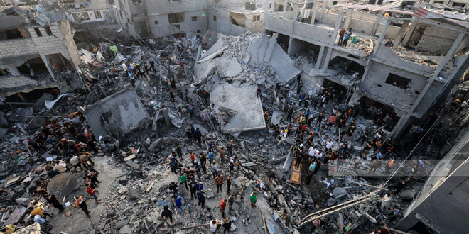 A new Israeli massacre kills 50 Palestinians northern the strip