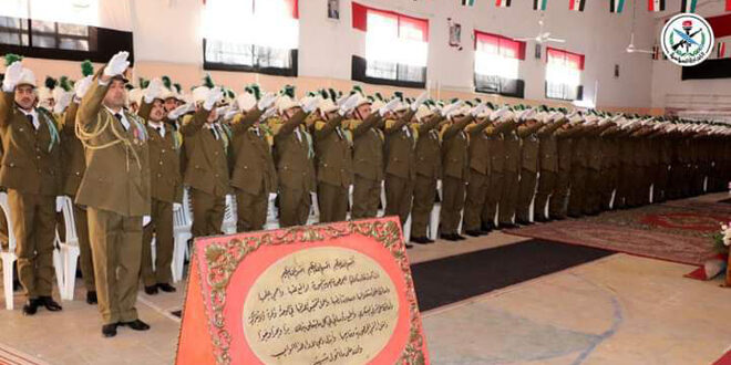 Under Patronage of President al-Assad, a new batch of Military Academy cadets graduated