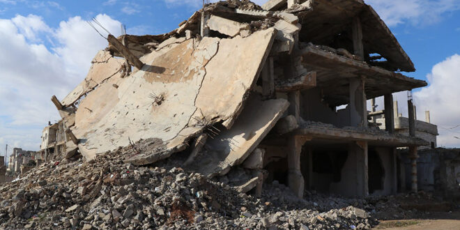 Massive destruction in Daraa witnesses the crimes of the former overthrown regime