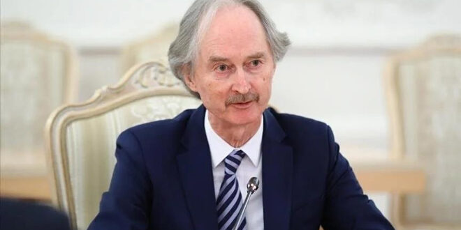 Pedersen says creating an inclusive Syrian government next March could help lift Wester