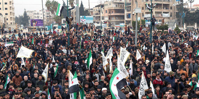 Celebrations in many Syrian provinces in the occasion of the assumption of al-Sharaa the presidency of the country