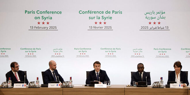 Macron: All countries are ready to support Syria, and we are working to lift sanctions on it