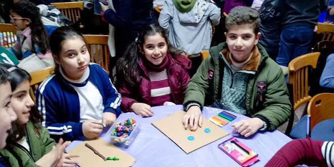 Recreational and educational activities for children in Homs Province