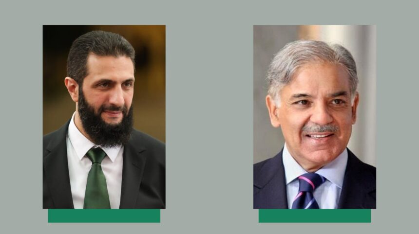 Pakistani Prime Minister congratulates President al-Sharaa on assuming presidency