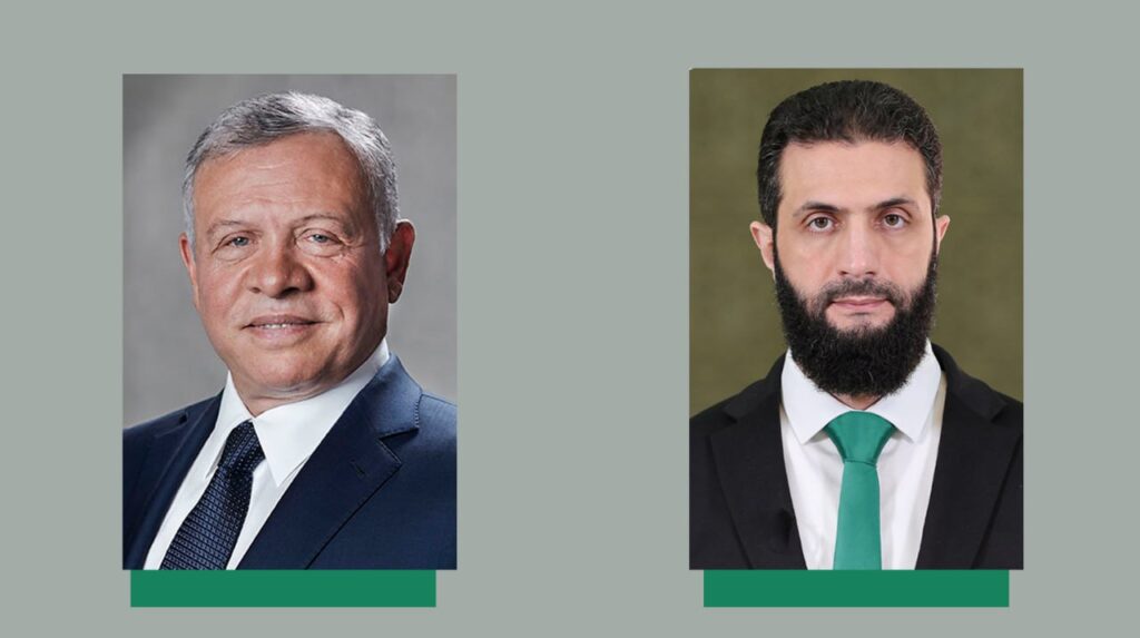 President al-Sharaa receives a congratulatory cable from Jordanian King on the coming o