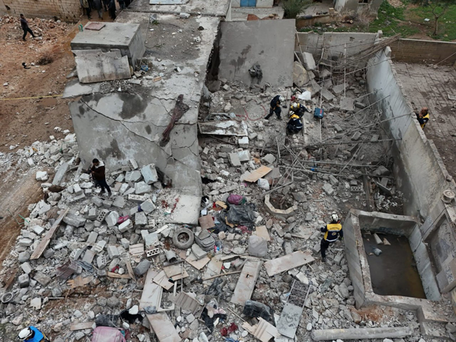 Death toll from an explosion in eastern Idleb rises to six