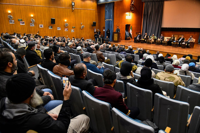 Preparatory Committee for Syrian National Dialogue Conference holds a dialogue session in Damascus countryside