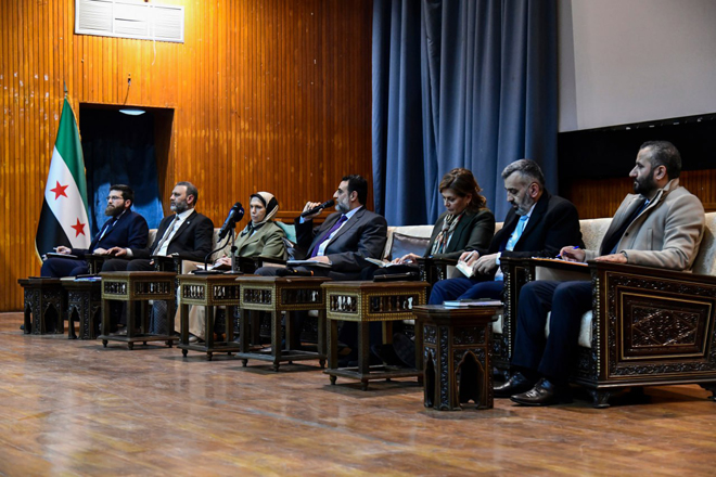 Preparatory Committee for Syrian National Dialogue Conference holds a dialogue session in Damascus countryside