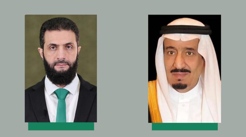 Custodian of the Two Holy Mosques Congratulates Al-Sharaa on the occasion of the advent of the holy month of Ramadan