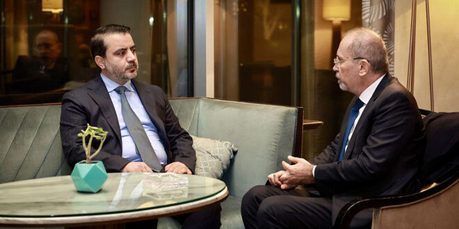 Foreign Minister al-Shaibani meets with Jordanian counterpart