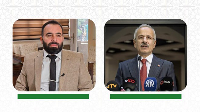 Transport Minister discusses with his Turkish counterpart possibility of activating transportation in all sectors